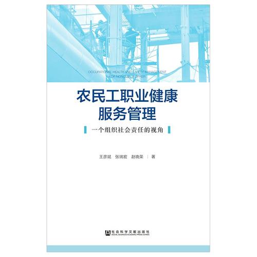 农民工职业健康服务管理 王彦斌张瑞宏赵晓荣 著 无 编 无 译 管理学